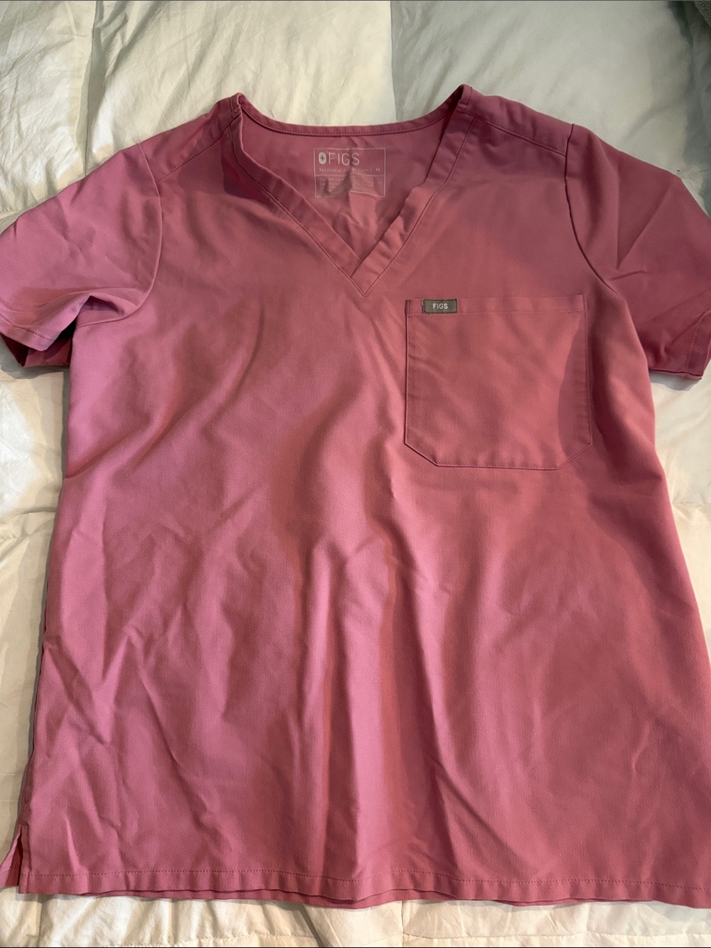 Figs LIMITED EDITION Chalk Pink Catarina Scrub Top